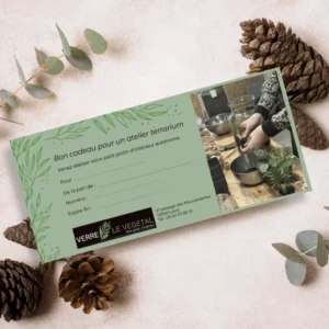 Carte Cadeau Verre le Végétal